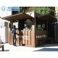 40ft shipping container coffee shop, outdoor fast food kiosk , restaurant, mobile kitchen