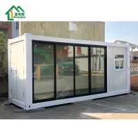 Outdoor modular modern tiny mobile portable container ticket office